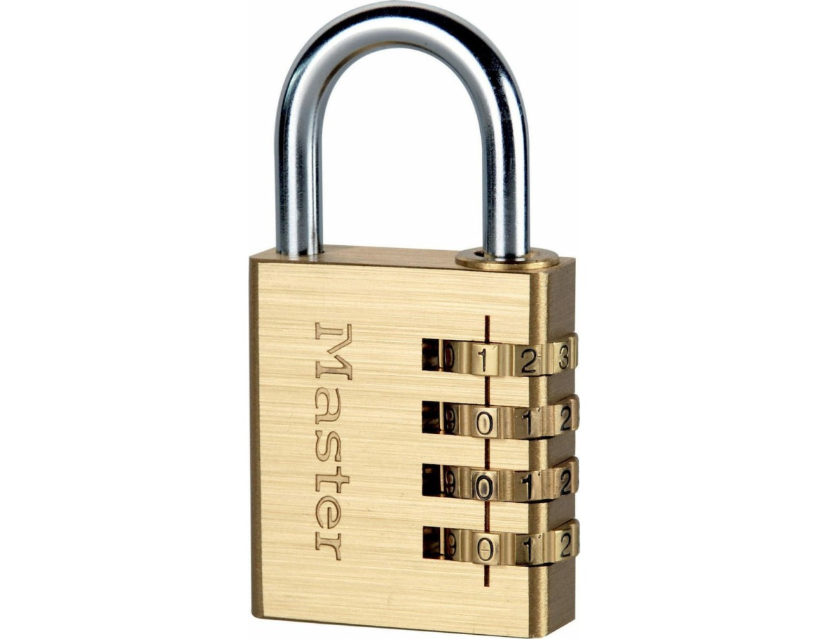 Master Lock Combination Lock Aluminium 40mm 604EURD