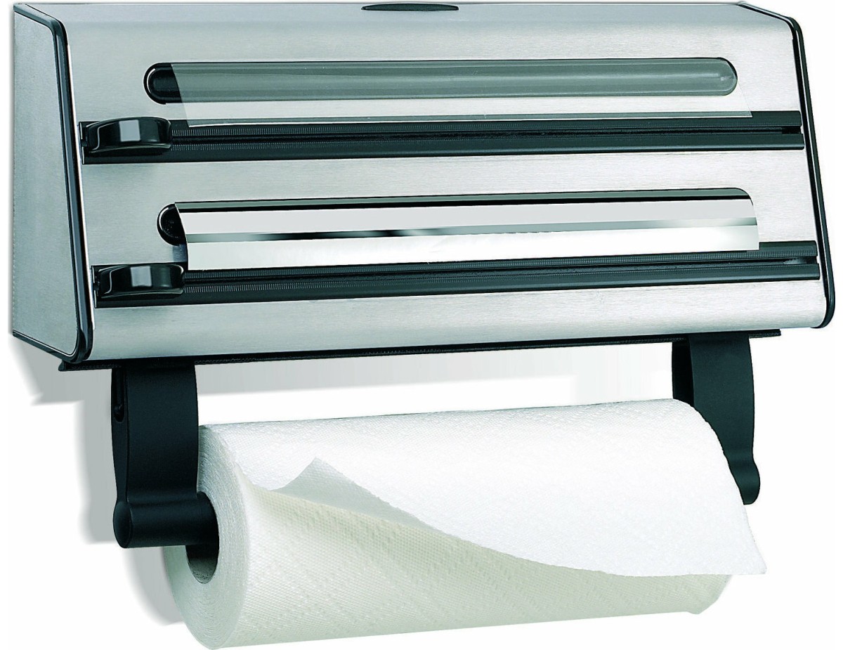 Emsa CONTURA cutting dispenser stainless steel Emsa CONTURA cutting dispenser stainless steel