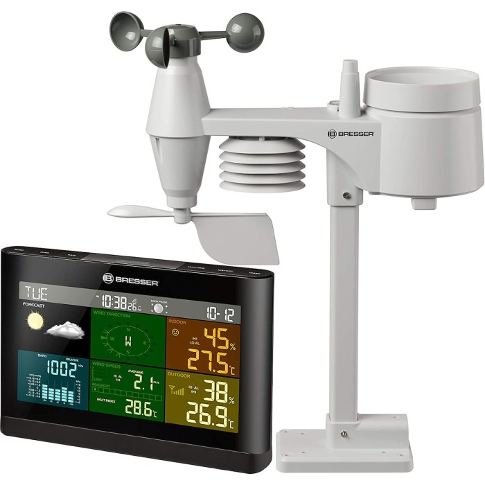 Bresser 5-in-1 Comfort Weather Center black