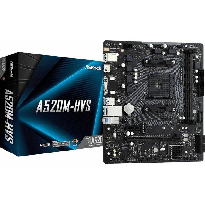 ASRock AM4 A520M-HVS uATX