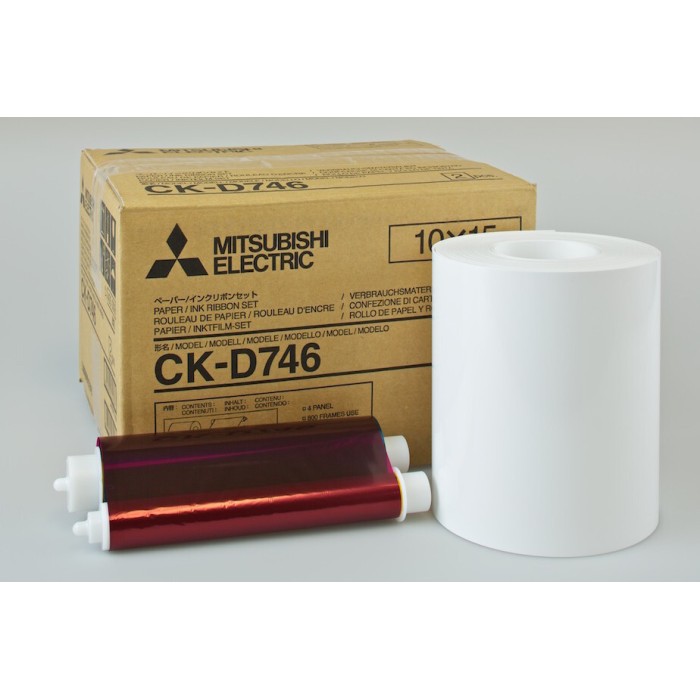 Mitsubishi CK-D 746 10x15 cm 2x 400 Prints
