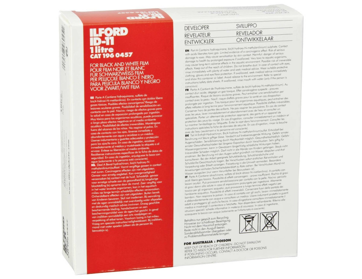 Ilford ID-11 Developper f. 1l Ilford ID-11 Developper f. 1l
