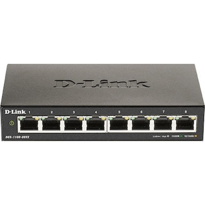 D-Link DGS-1100-08V2/E 8 Port Layer2 Gigabit Smart Sw