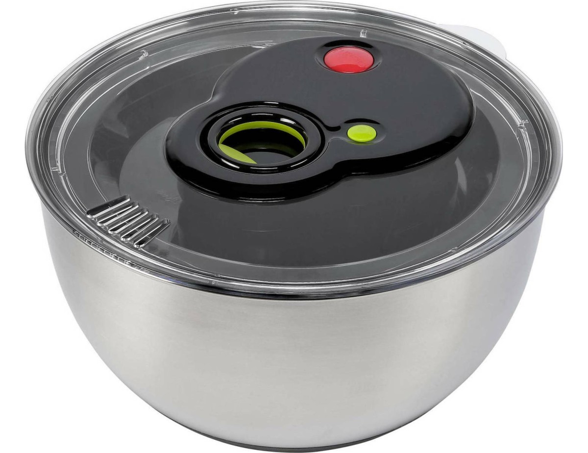 Emsa Salad spinner 4,5l 513441 Turboline stainless/black