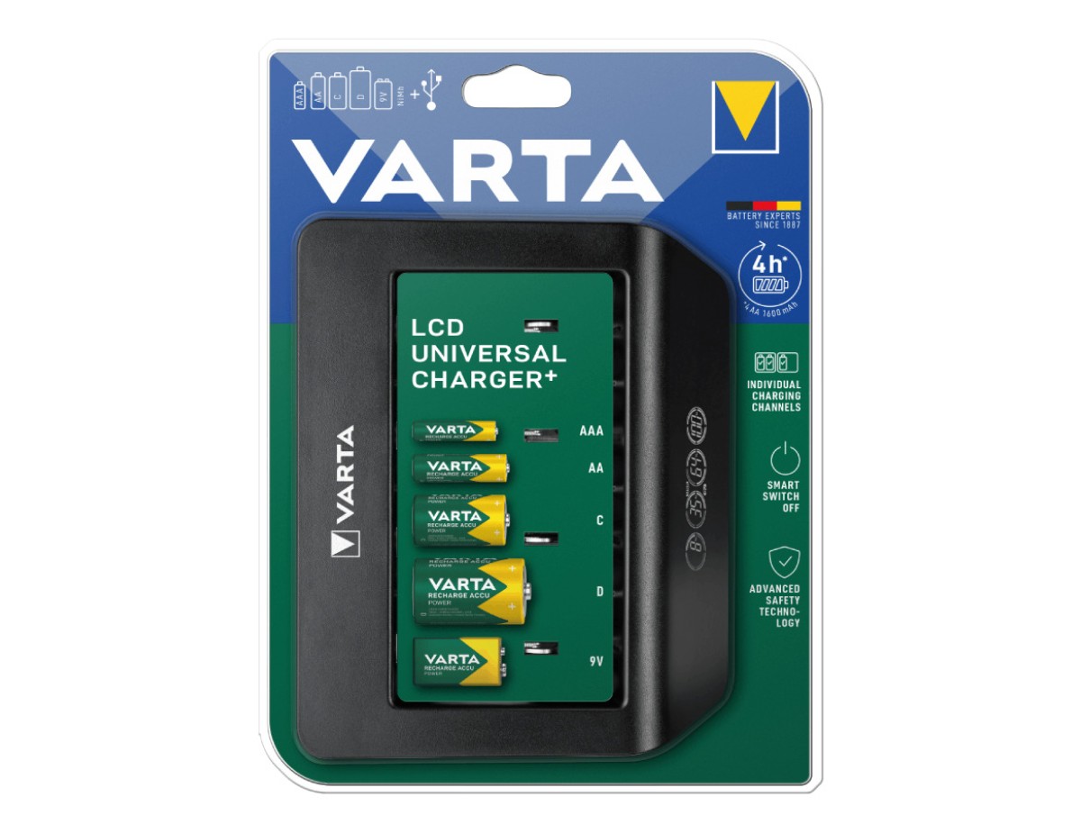Varta LCD universal Charger+ without Battery Varta LCD universal Charger+ without Battery