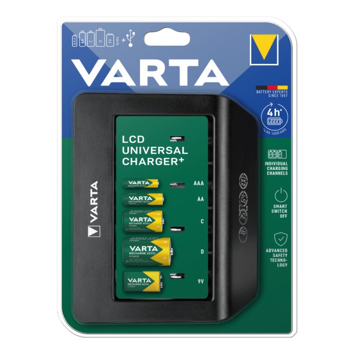 Varta LCD universal Charger+ without Battery