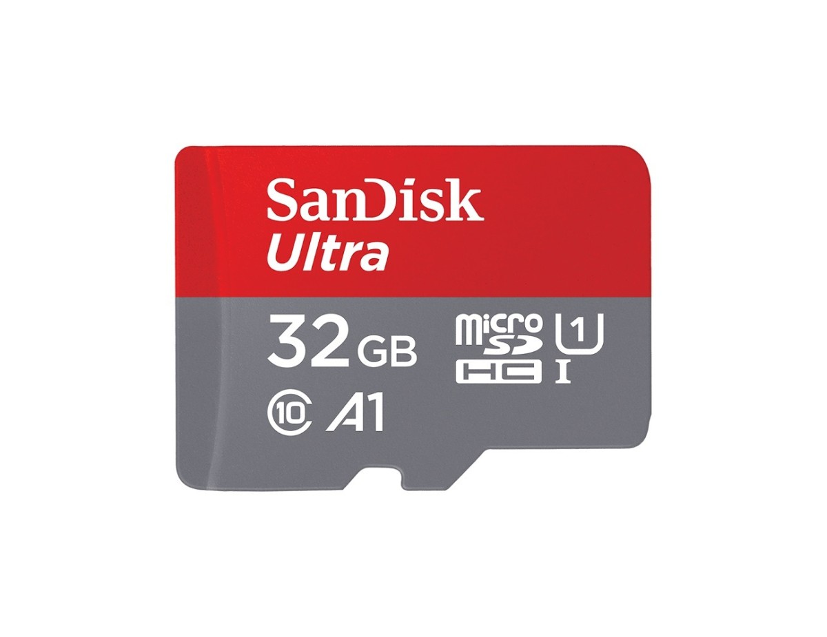 SanDisk Ultra microSD 32GB + SD-adapt.