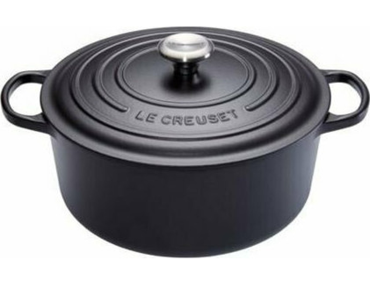 Le Creuset Signature Casserole round 26 cm satin black