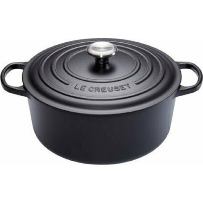 Le Creuset Signature Casserole round 26 cm satin black