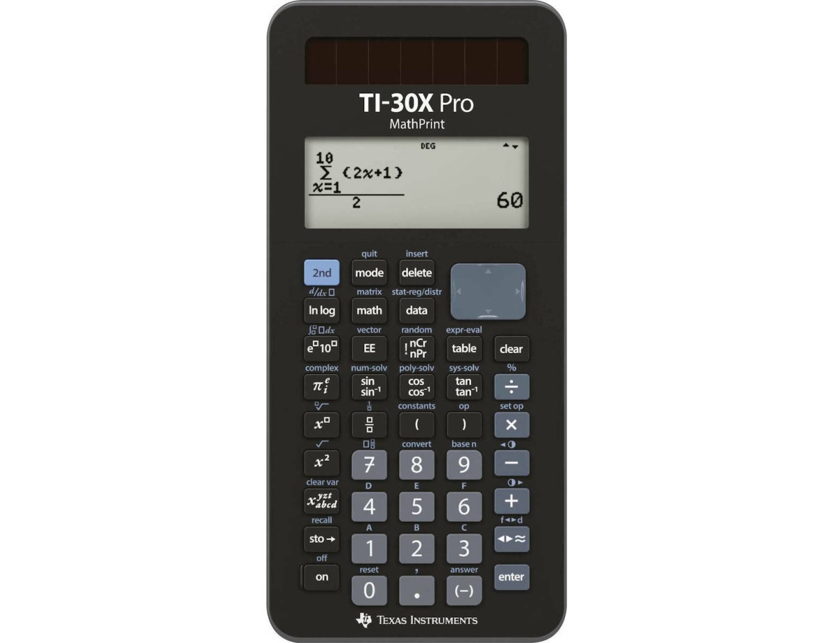 Texas Instruments TI 30X Pro MathPrint