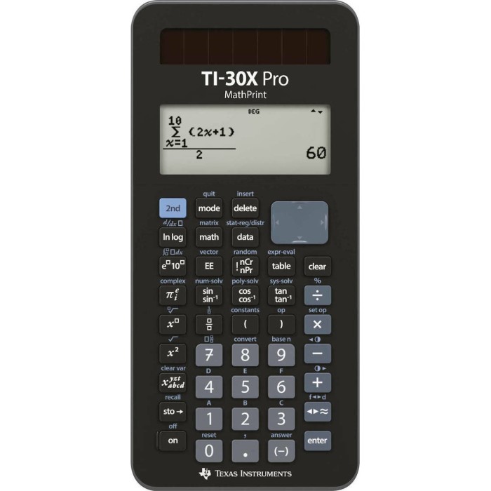 Texas Instruments TI 30X Pro MathPrint
