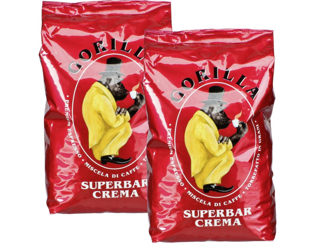 Joerges Espresso Gorilla Superbar Crema 2 Kg Set Joerges Espresso Gorilla Superbar Crema 2 Kg Set