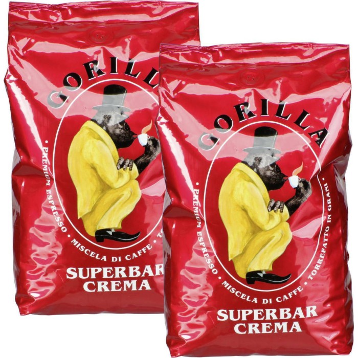 Joerges Espresso Gorilla Superbar Crema 2 Kg Set