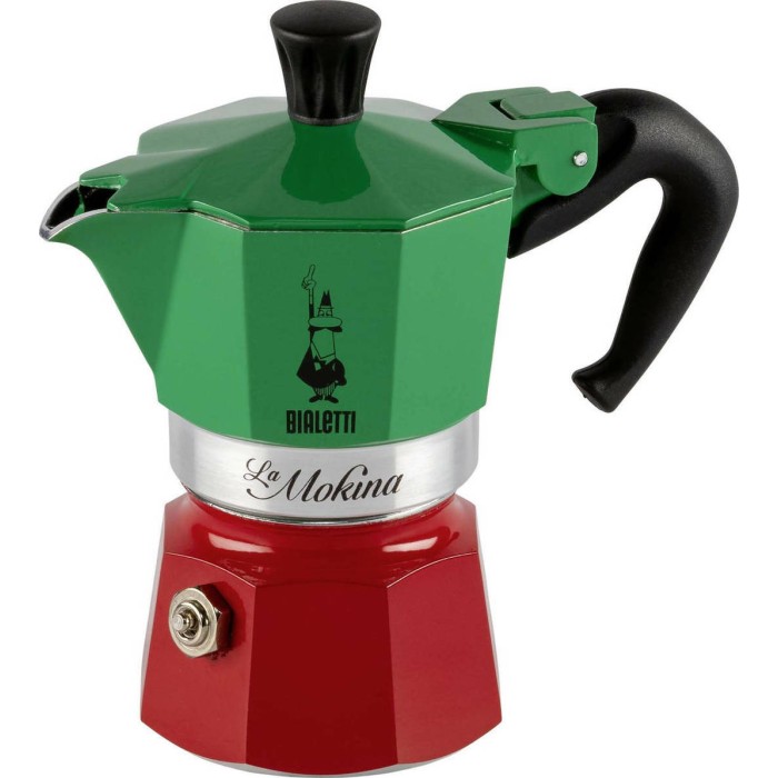 Bialetti La Mokina Italia Tricolore
