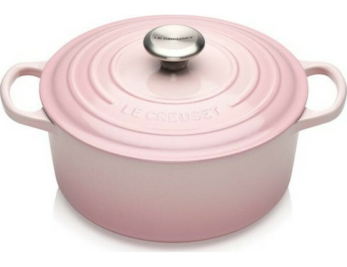 Le Creuset Signature Casserole round 24 cm shell pink Le Creuset Signature Casserole round 24 cm shell pink
