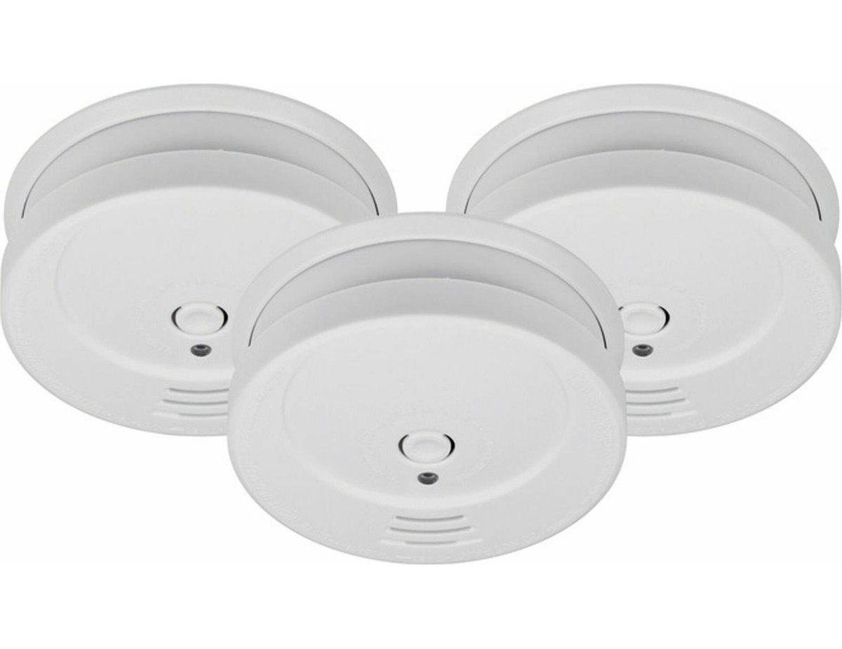 3x Brennenstuhl Smoke Detector 1 year