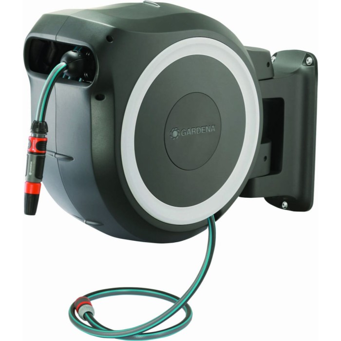 Gardena Wall-mounted Hose Box RollUp L (white) 30 m