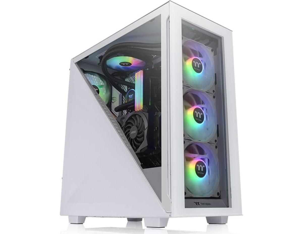 Thermaltake Divider 300 TG Snow ARGB Mid Tower PC-Chassis