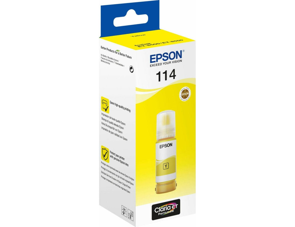 Epson EcoTank yellow T 114 70 ml               T 07B4