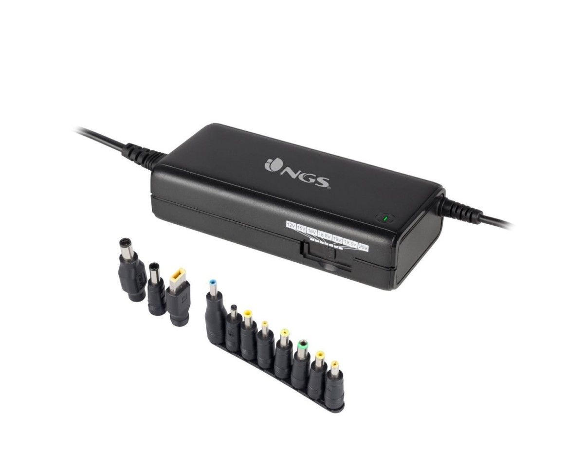 NGS Alimentatore Universale Ban fino a 90W Protezioni 11 Adattatori