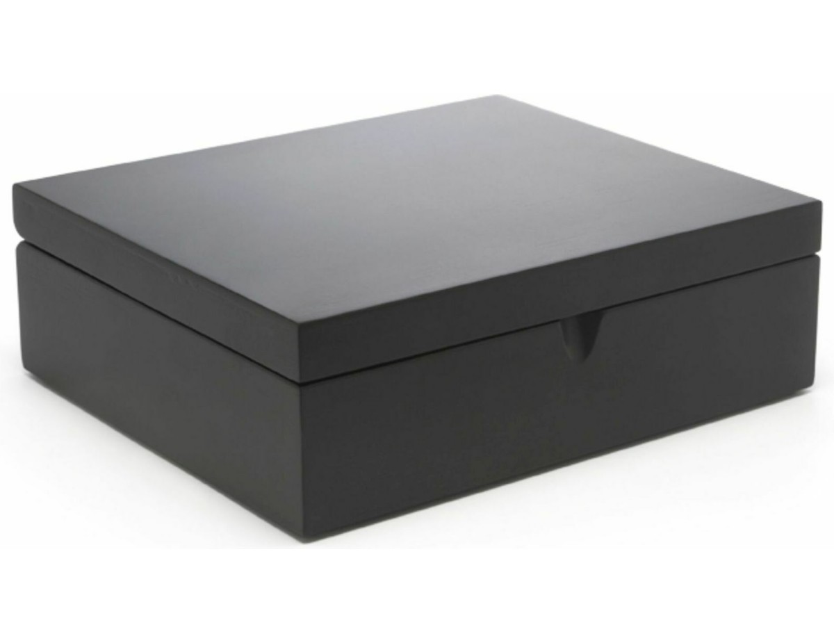 Bredemeijer Tea Bag Box with 6 Compartments, black 184006 Bredemeijer Tea Bag Box with 6 Compartments, black 184006