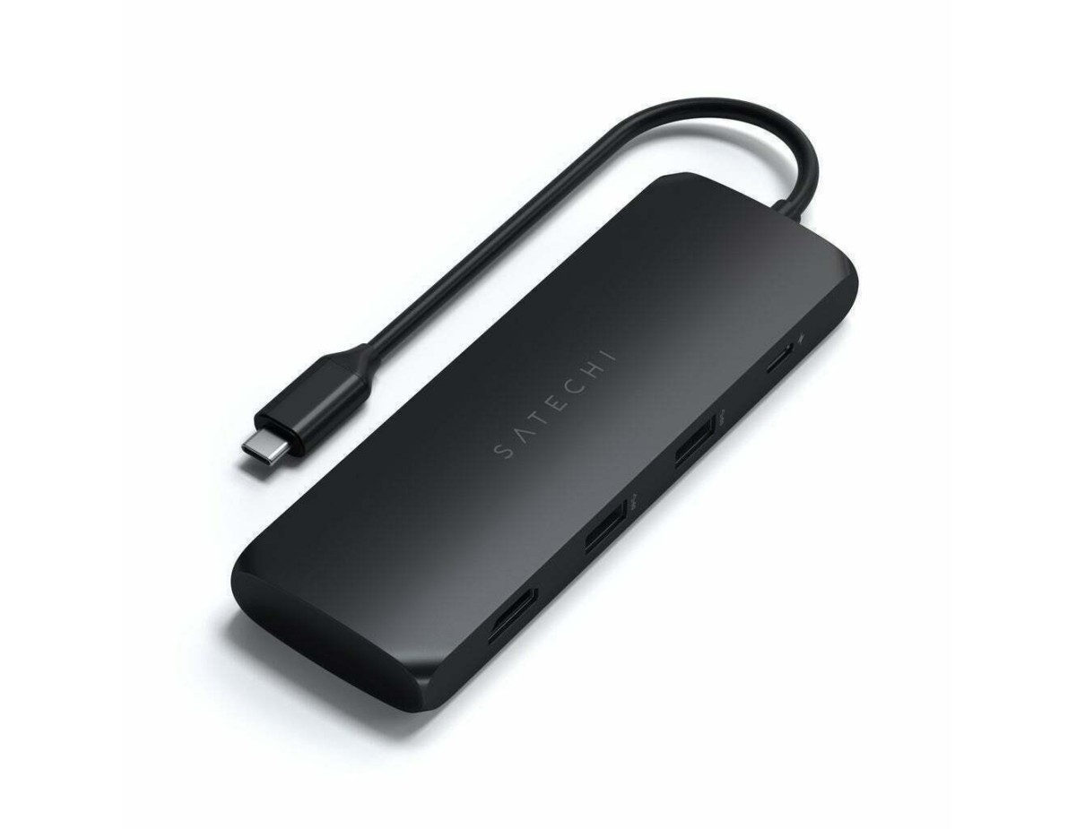 Satechi USB-C Hybrid Multiport Adapter with SSD Enclosure black