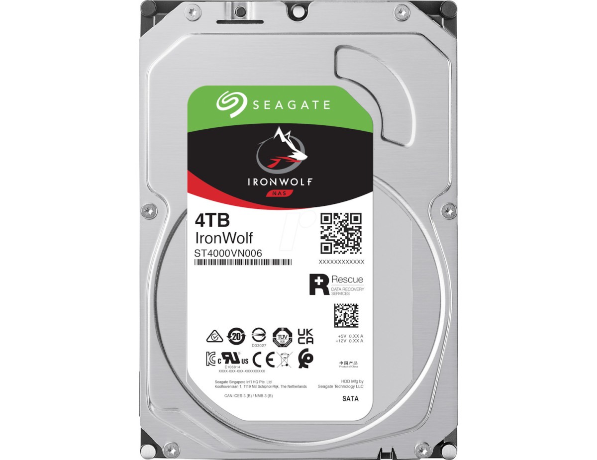 Seagate IronWolf 4TB NAS SATA-3 (N)