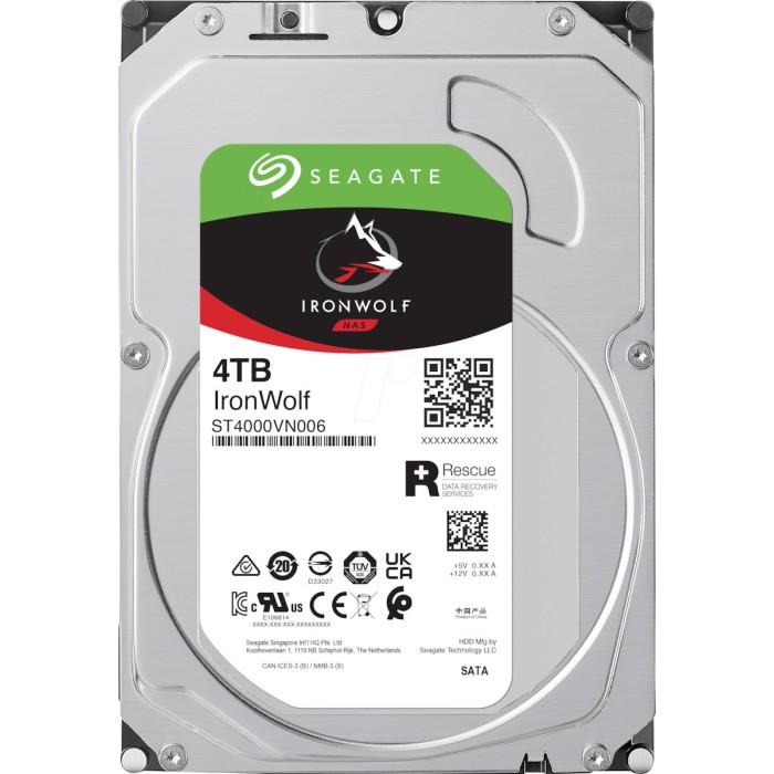 Seagate IronWolf 4TB NAS SATA-3 (N)