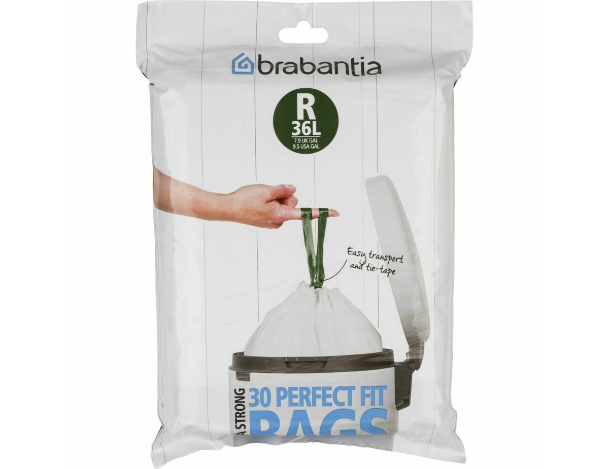Brabantia PerfectFit Bin Liner Type R, 36 L, 40 Bags Brabantia PerfectFit Bin Liner Type R, 36 L, 40 Bags