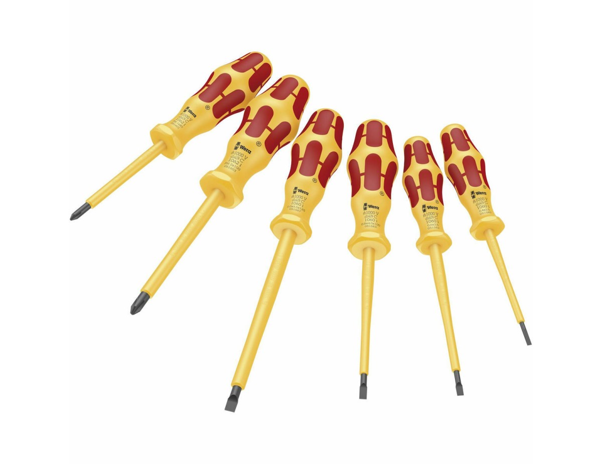 Wera 1060 i/1062 i/6 VDE screwdriver set Kraftform Wera 1060 i/1062 i/6 VDE screwdriver set Kraftform