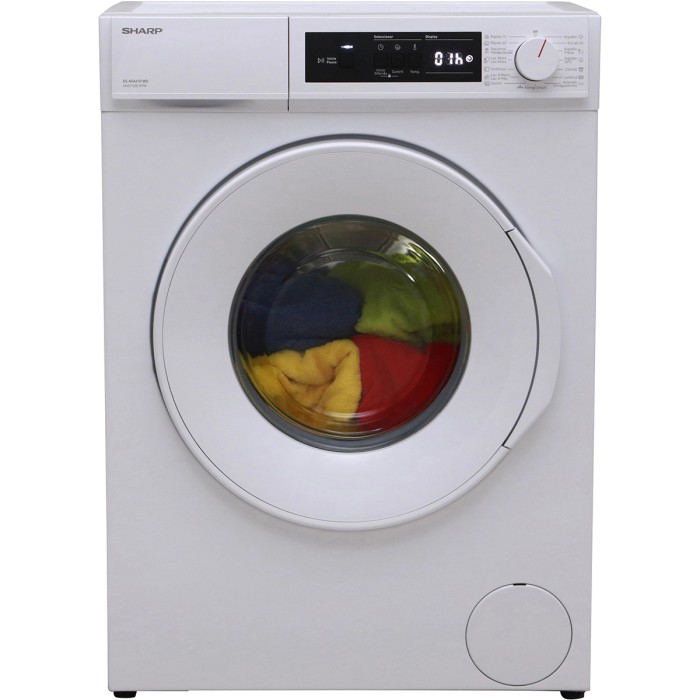 Sharp Πλυντήριο Ρούχων 6kg 1000 Στροφών ES-NFA6101WD-ES Sharp Πλυντήριο Ρούχων 6kg 1000 Στροφών ES-NFA6101WD-ES