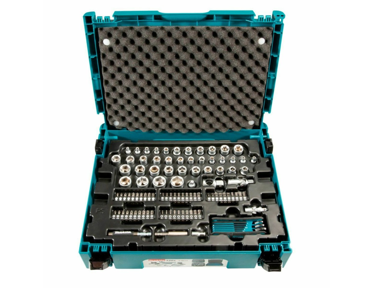 Makita E-08713 Tool Set 120-pcs. MAKPAC Makita E-08713 Tool Set 120-pcs. MAKPAC