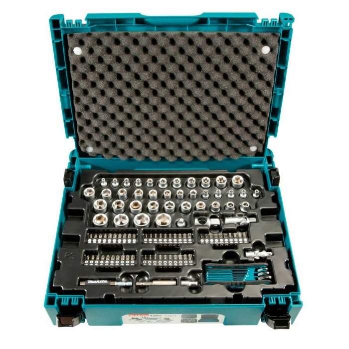 Makita E-08713 Tool Set 120-pcs. MAKPAC Makita E-08713 Tool Set 120-pcs. MAKPAC