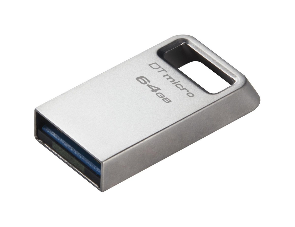 Kingston Pendrive Micro USB-A 3.2 64GB DTMC3G2/64GB Silver Metal Kingston Pendrive Micro USB-A 3.2 64GB DTMC3G2/64GB Silver Metal