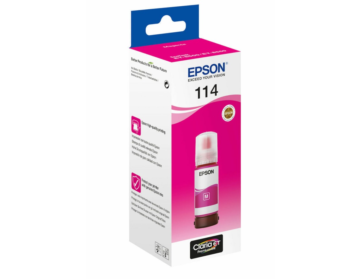 Epson EcoTank magenta T 114 70 ml               T 07B3