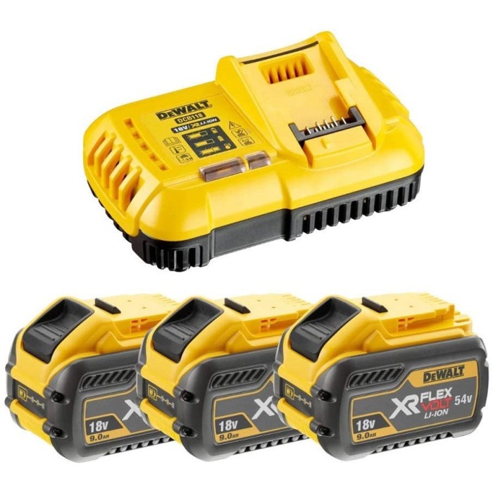 DeWalt DCB118X3-QW 3x 54V Battery Starter Set
