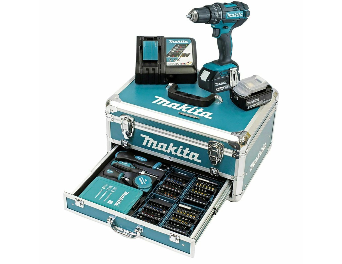 Makita DHP482RFX9 Cordless Combi Drill
