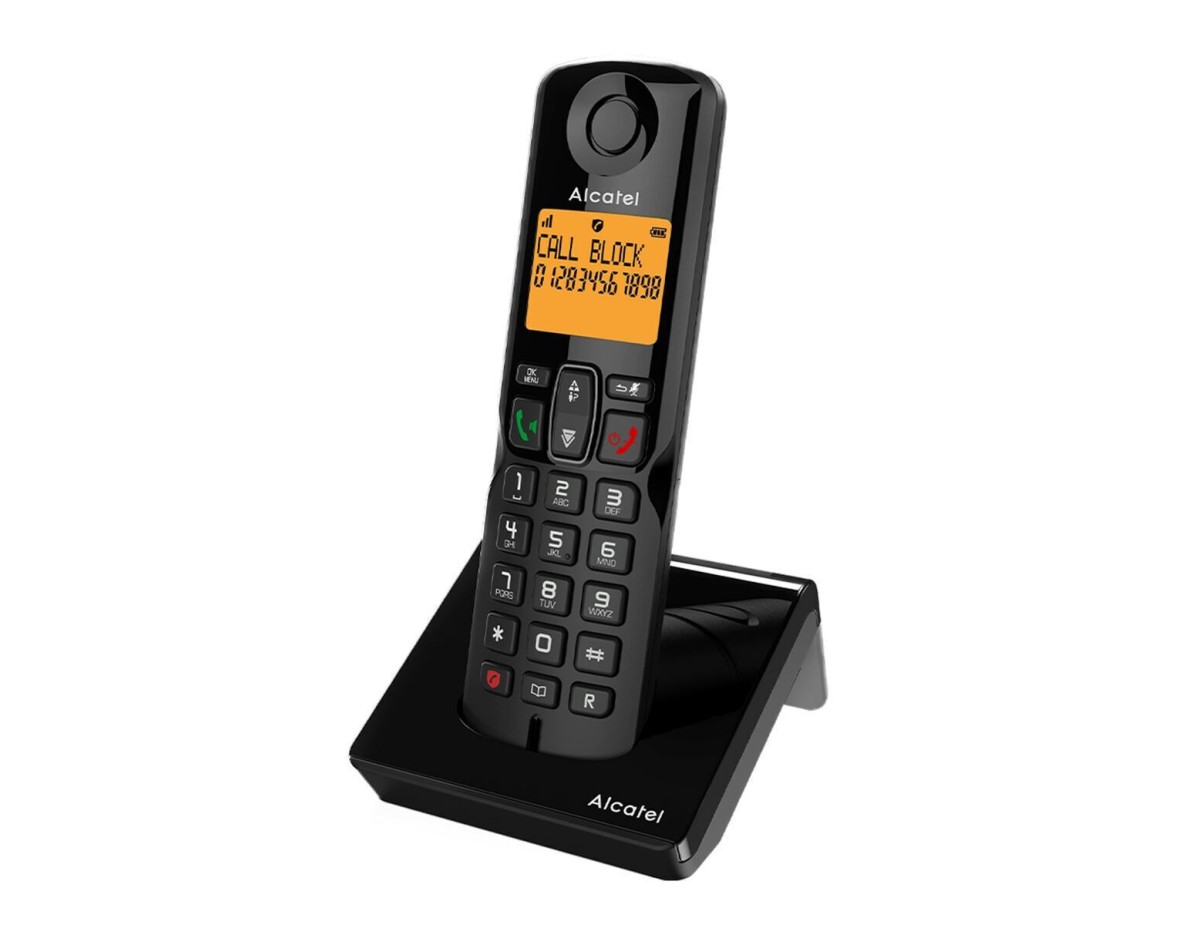 Telefono Cordless Alcatel S280 Solo Black
