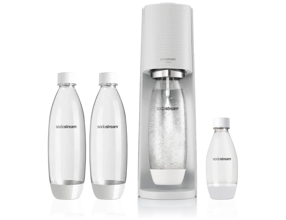 SodaStream Terra white Value Pack x3