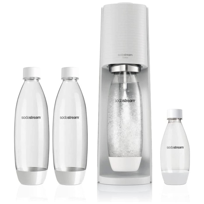 SodaStream Terra white Value Pack x3