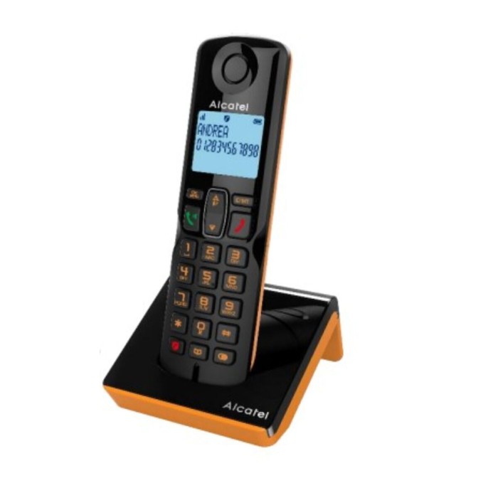 Telefono Cordless Alcatel S280 Solo Orange