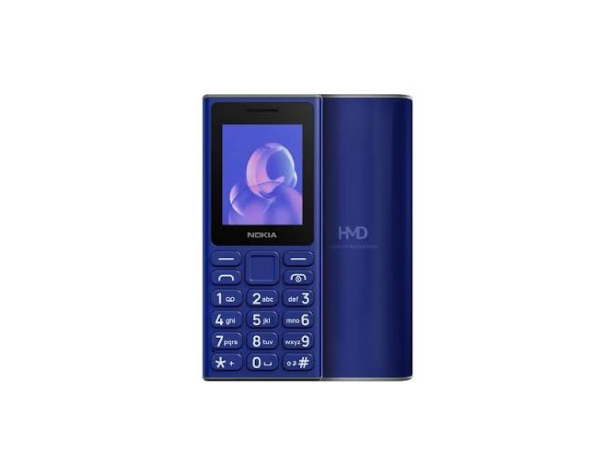 Nokia 108 Dual SIM Κινητό με Κουμπιά - Blue Ελληνικό μενού