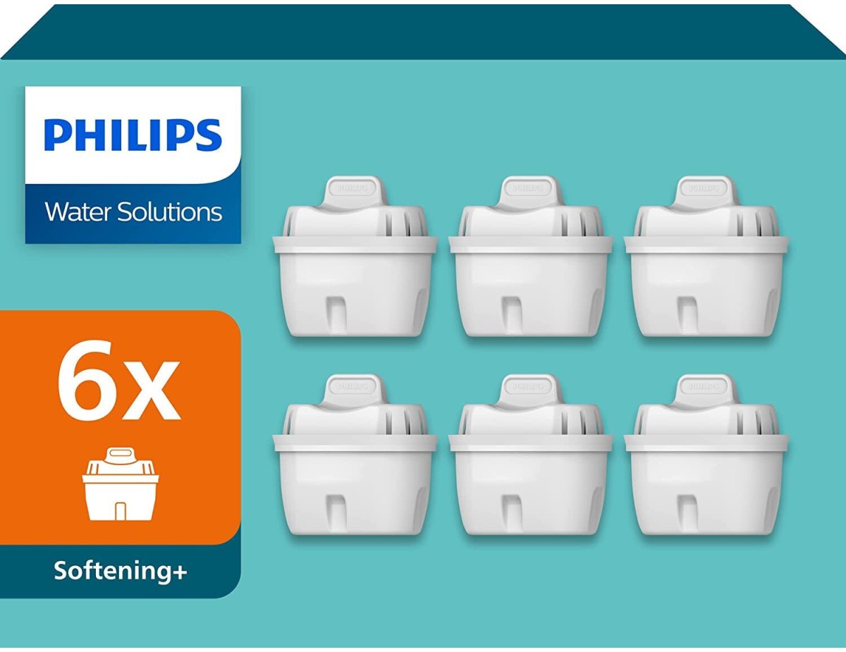 Philips Softening+ Water Filter Catridges 6pcs