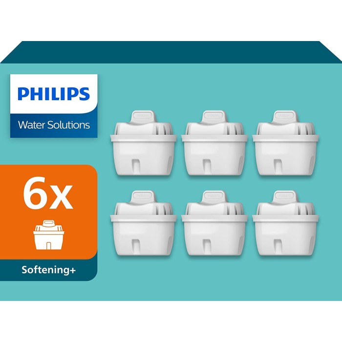 Philips Softening+ Water Filter Catridges 6pcs