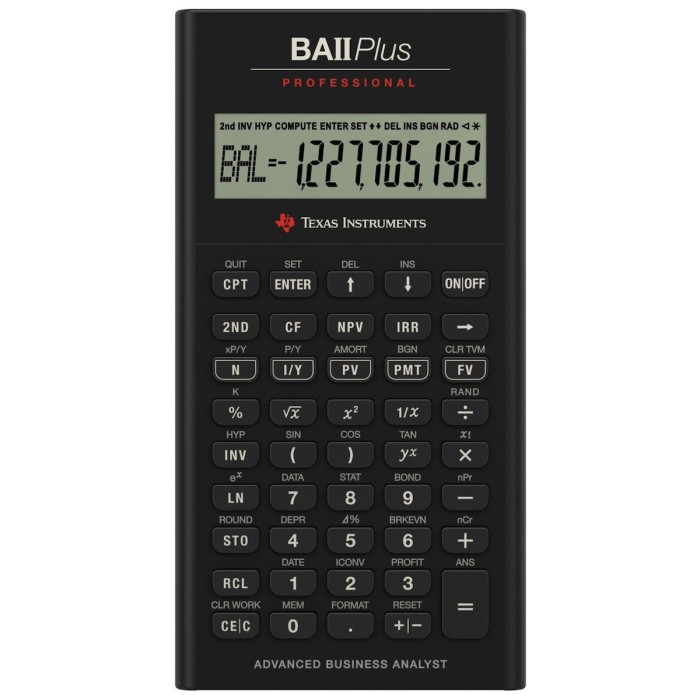 Texas Instruments BA II Plus Professional