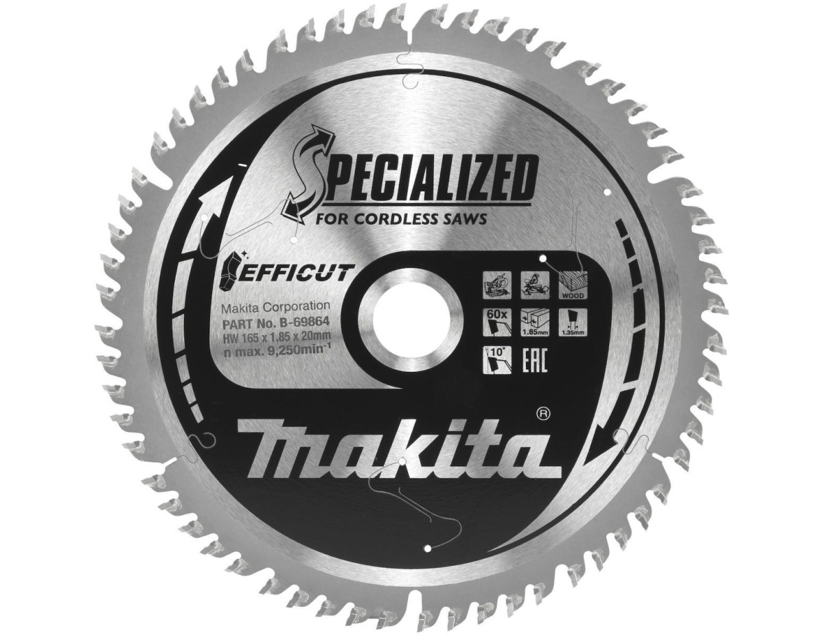 Makita B-69864 EFFICUT Saw Blade 165x20x60Z