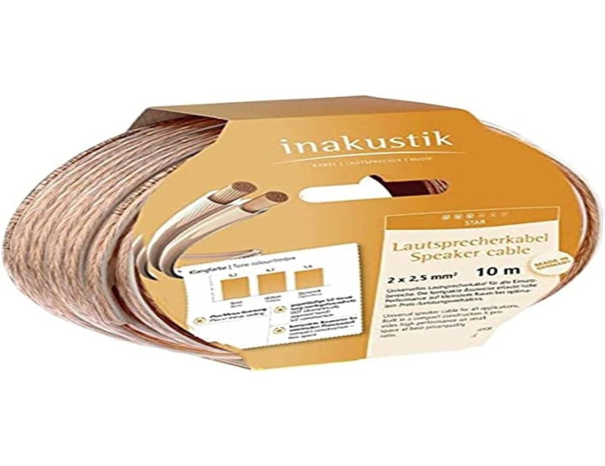 in-akustik Star Cable Ring 10m Speaker Cable 2 x 1,5mm