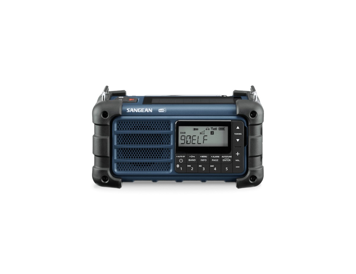 Sangean MMR-99 DAB blue Emergency/Crank/Solar Radio