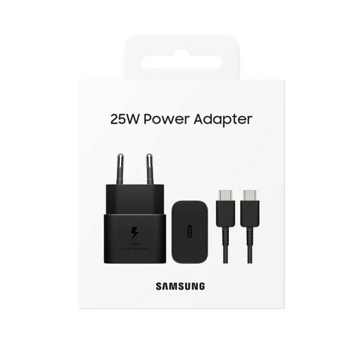 Samsung Caricatore 25W EP-T2510XBE FC USB-C +Cavo1m Black Samsung Caricatore 25W EP-T2510XBE FC USB-C +Cavo1m Black