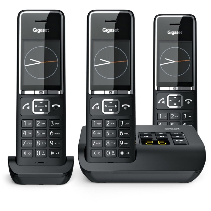 Gigaset COMFORT 550A trio black/chrome Gigaset COMFORT 550A trio black/chrome